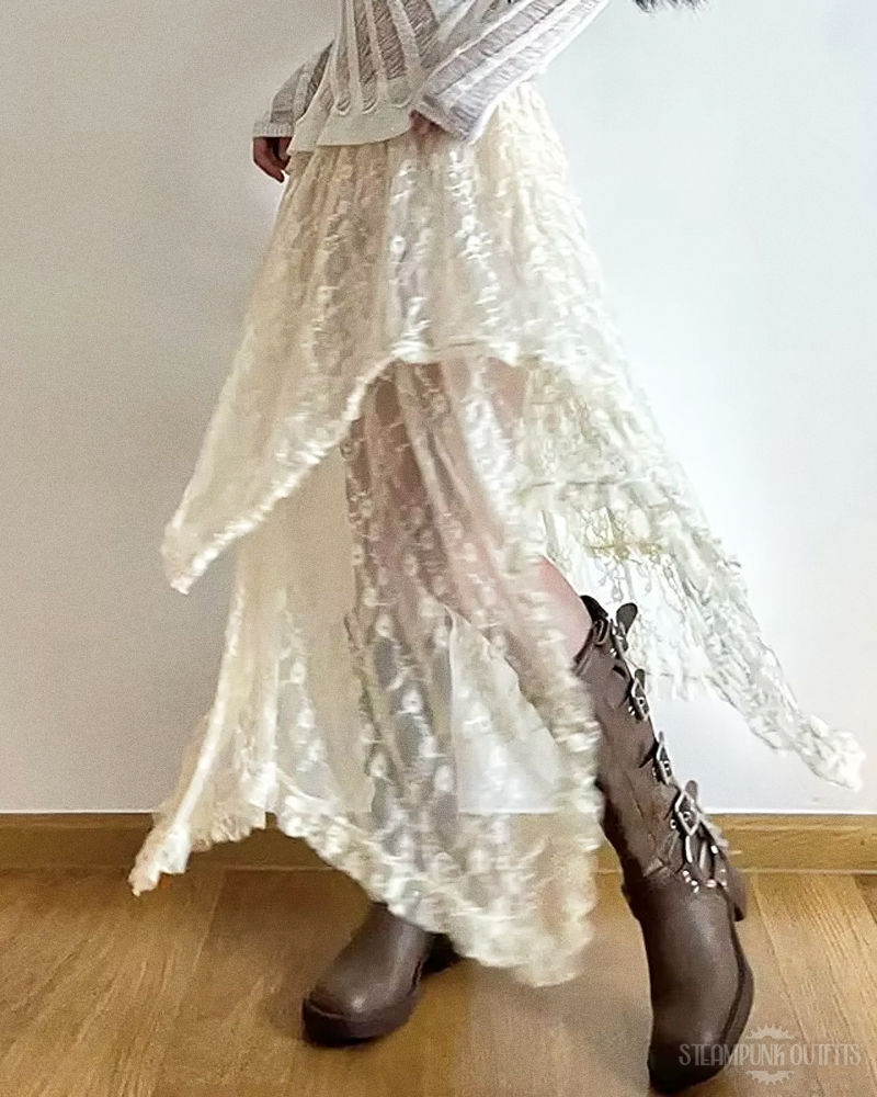 Steampunk Fairycore Skirt