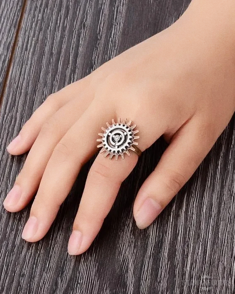 Steampunk Flower Ring