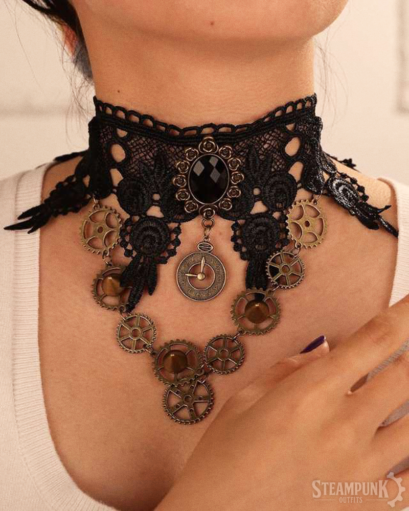Steampunk Gear Choker