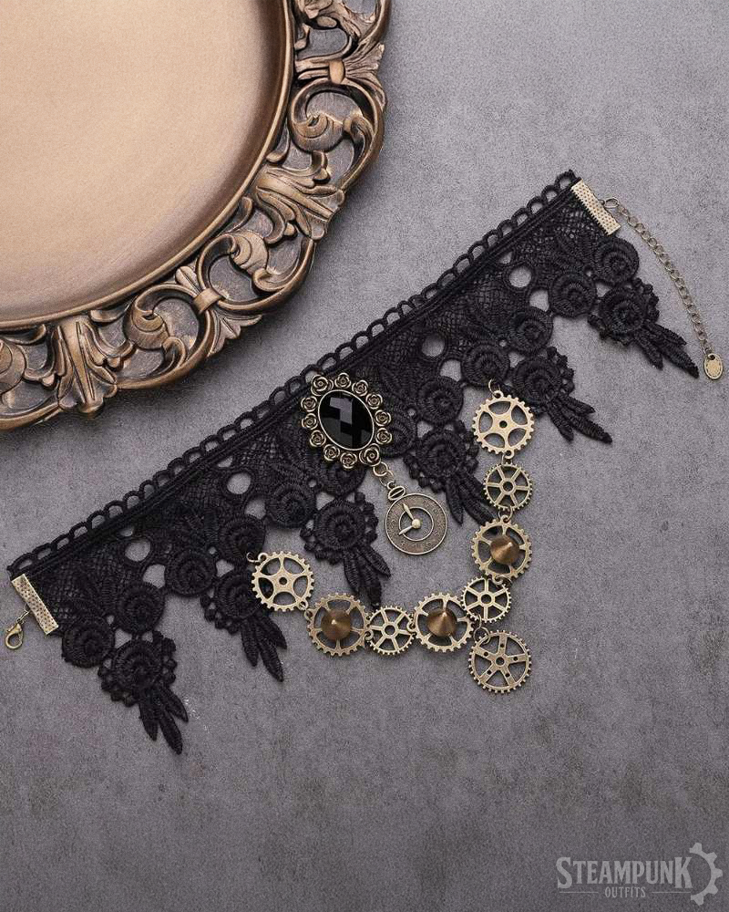 Steampunk Gear Choker