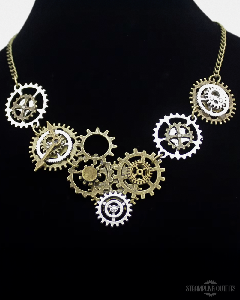 Steampunk Gear Necklace