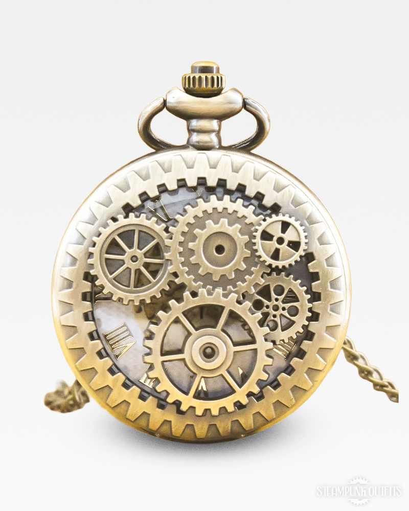 Steampunk Gear Pocket Watch