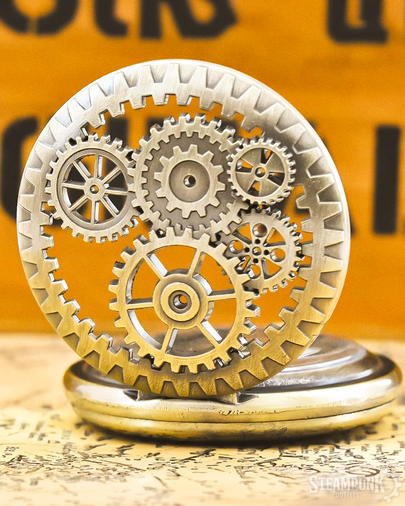 Steampunk Gear Pocket Watch