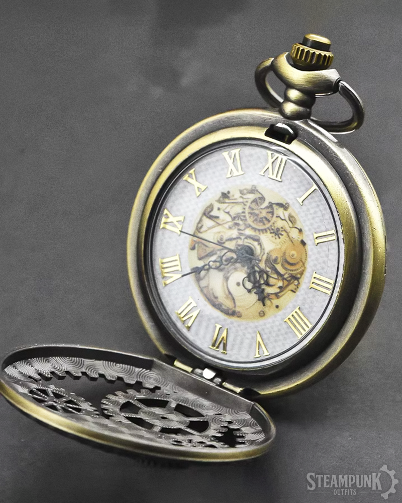 Steampunk Gear Pocket Watch