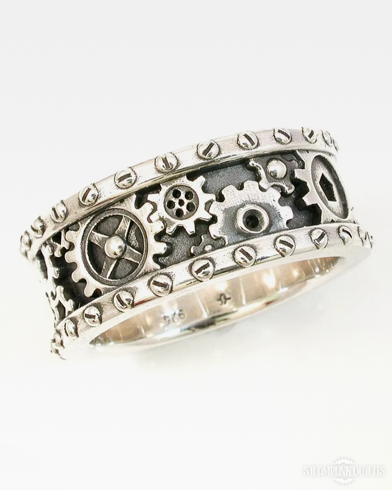 Steampunk Gears Ring