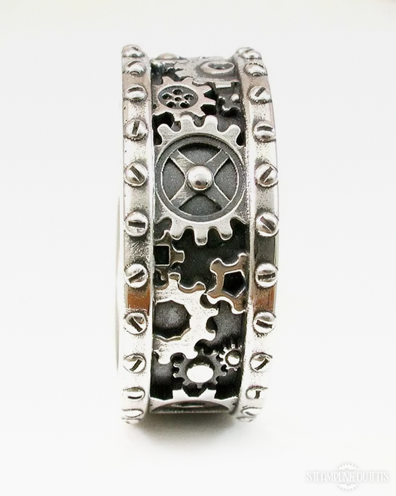 Steampunk Gears Ring