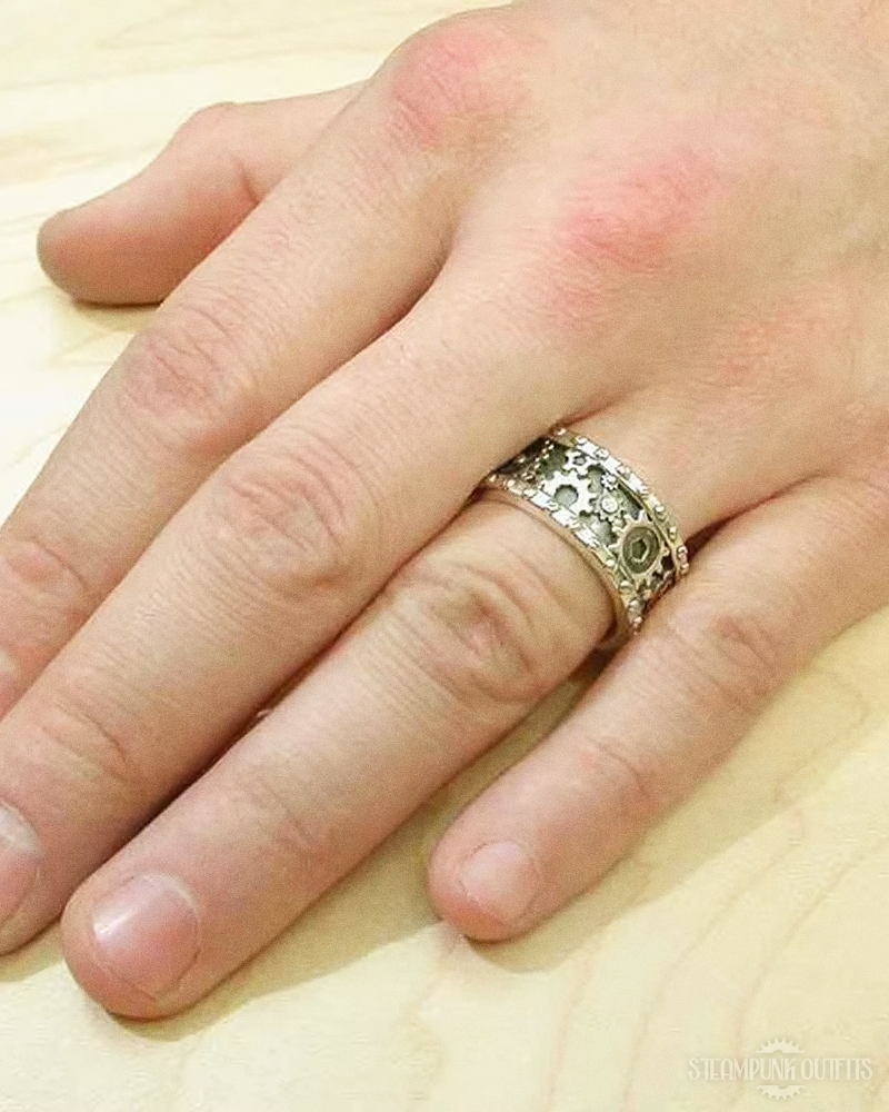Steampunk Gears Ring