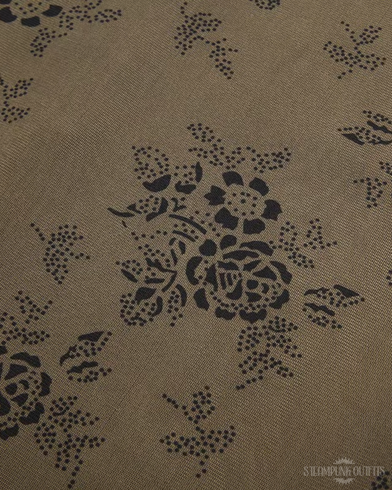 Steampunk Gothic Floral Dress