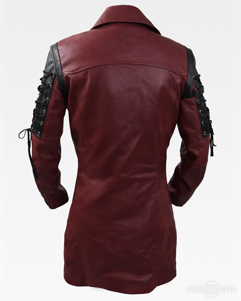 Steampunk Gothic Leather Jacket
