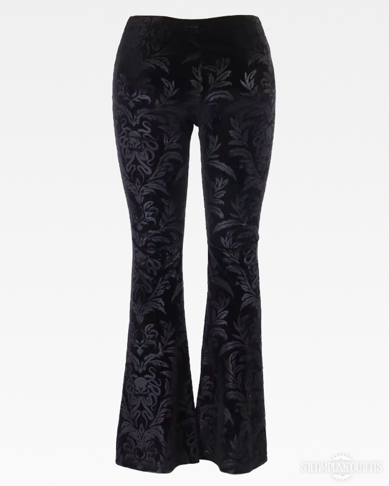 Steampunk Gothic Velvet Pants