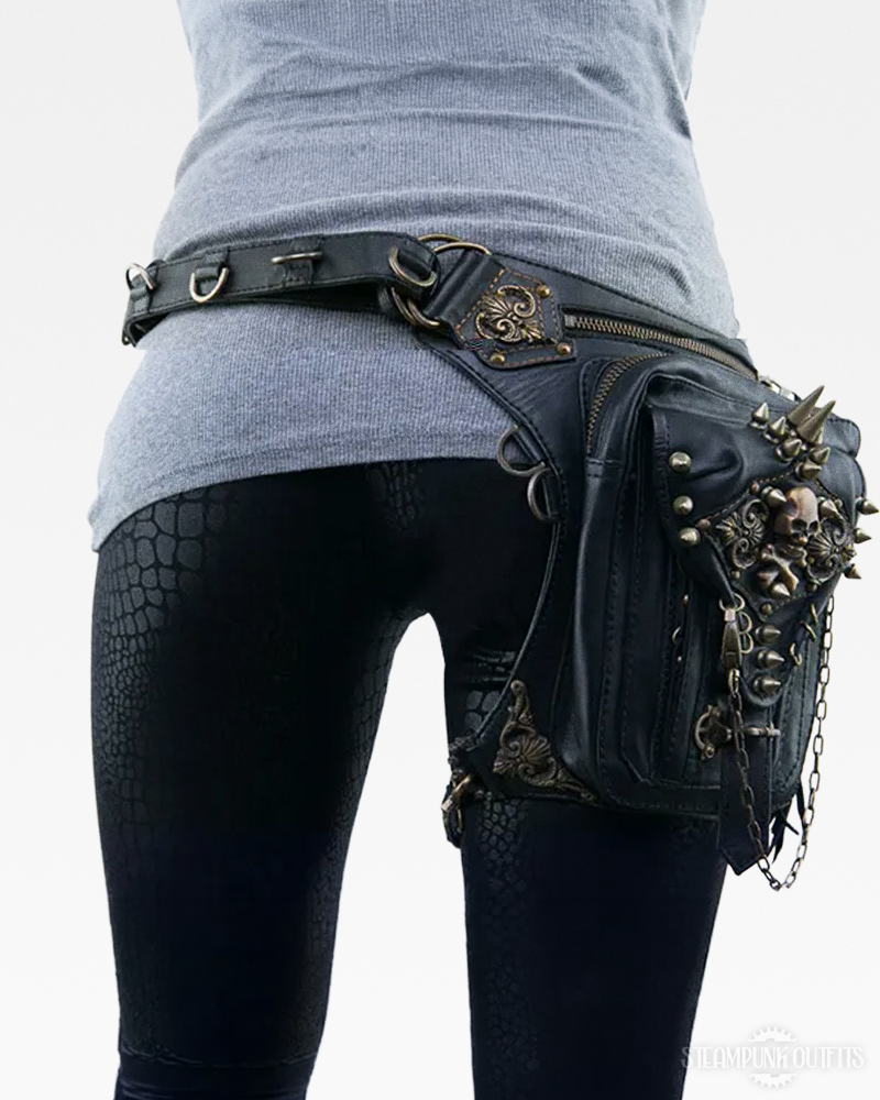 Steampunk Gothic Waist Bag