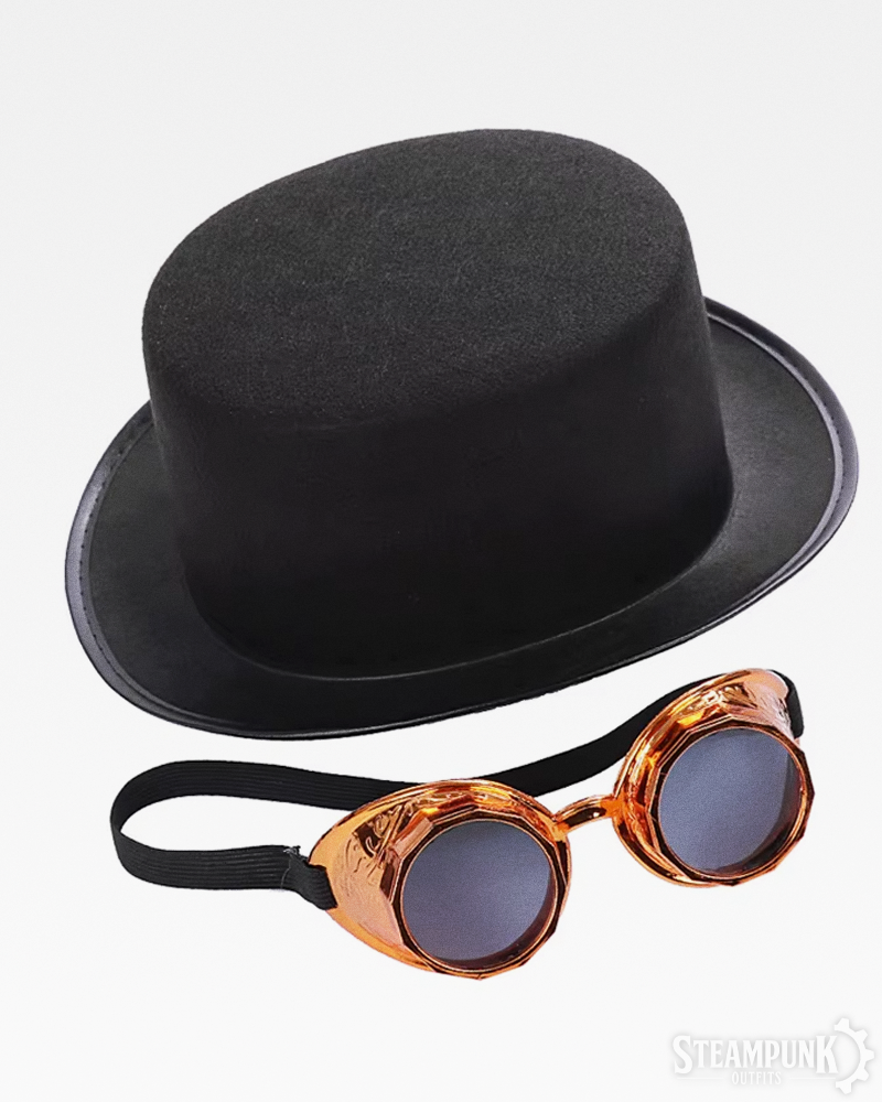 Steampunk Hat And Goggles