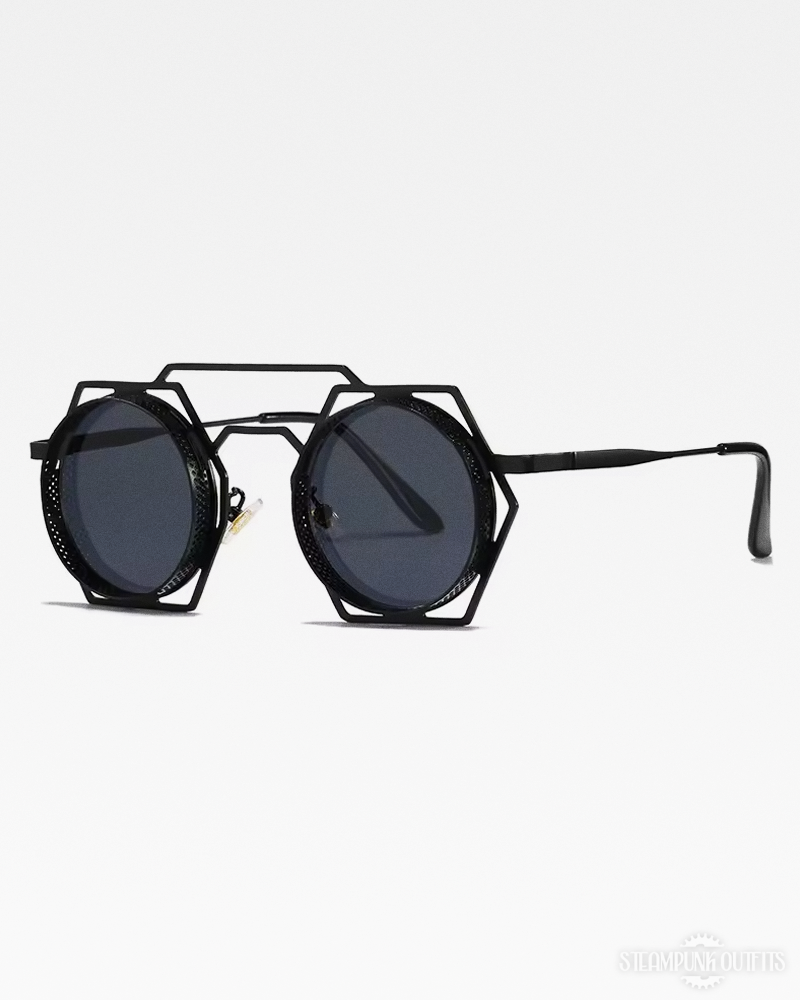 Steampunk Hexagon Sunglasses