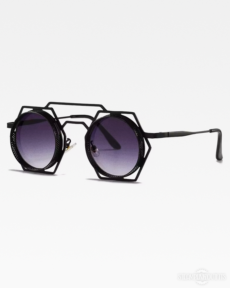Steampunk Hexagon Sunglasses