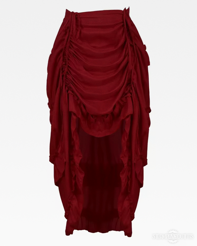 Steampunk High Low Skirt