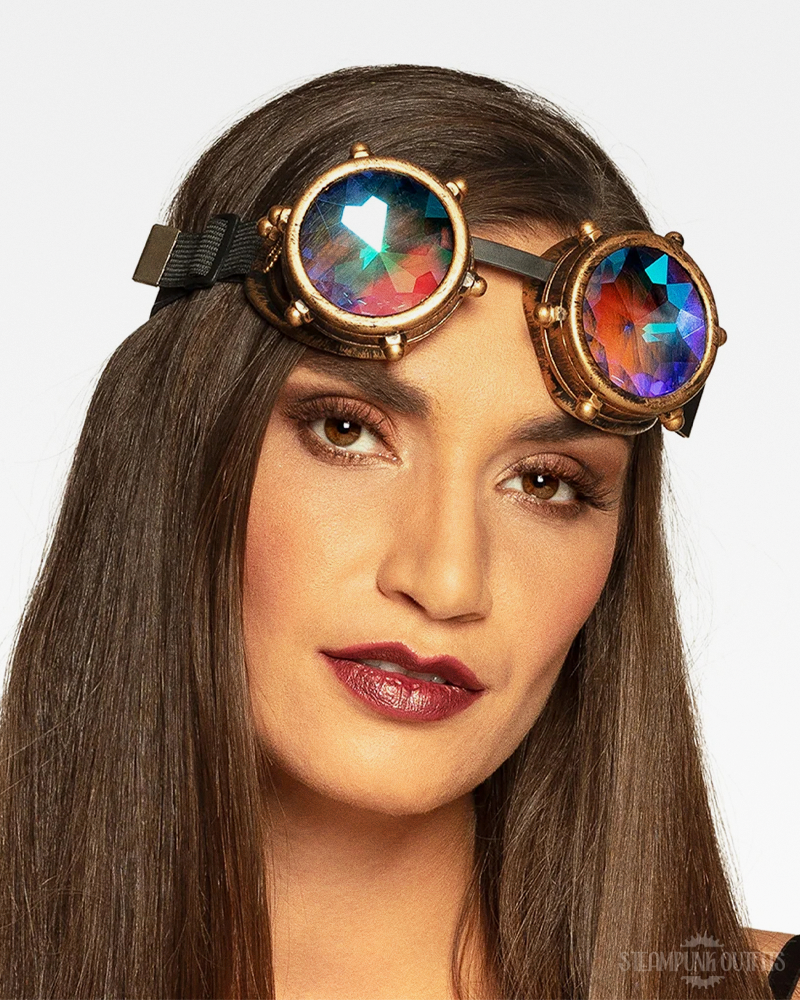 Steampunk Kaleidoscope Goggles