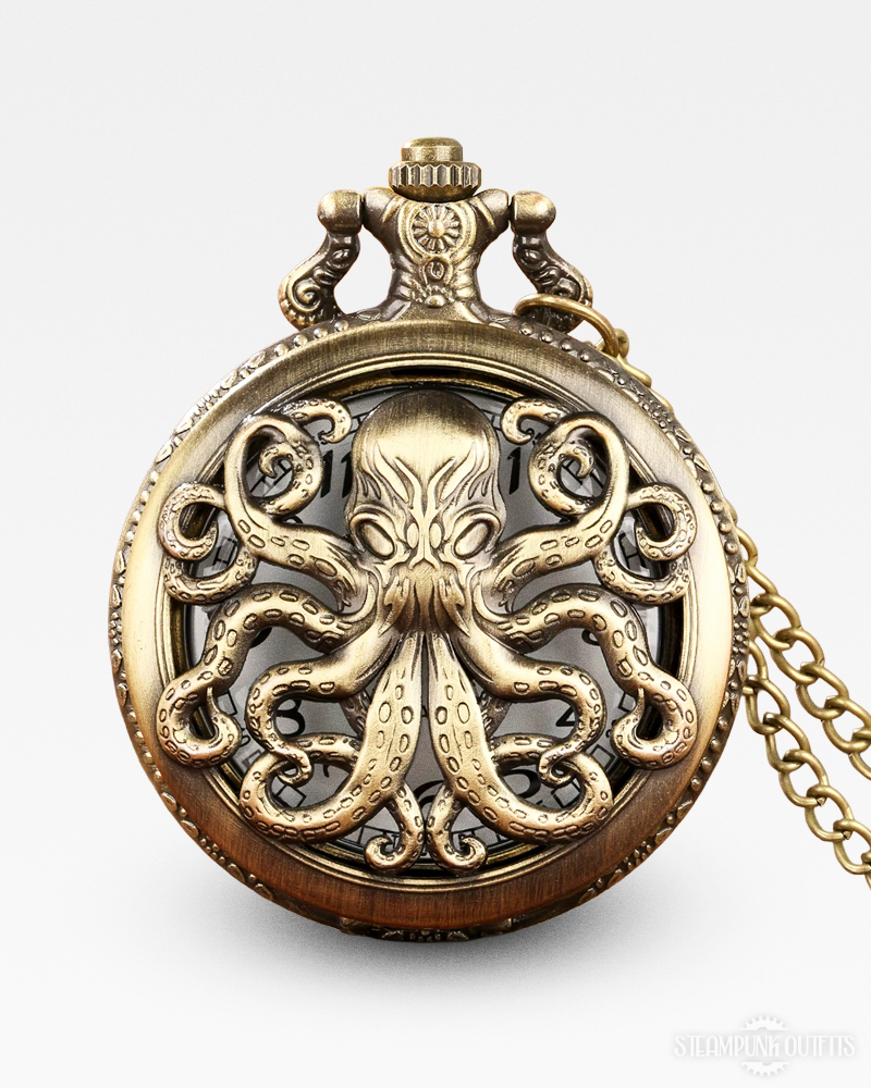 Steampunk Kraken Pocket Watch