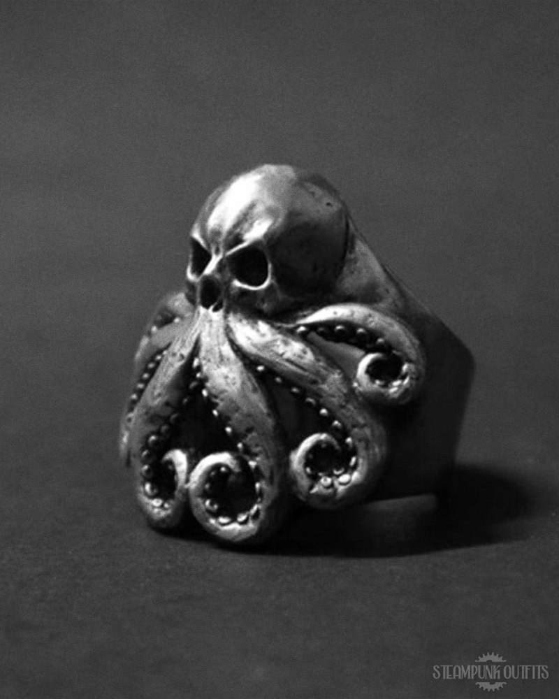 Steampunk Kraken Ring