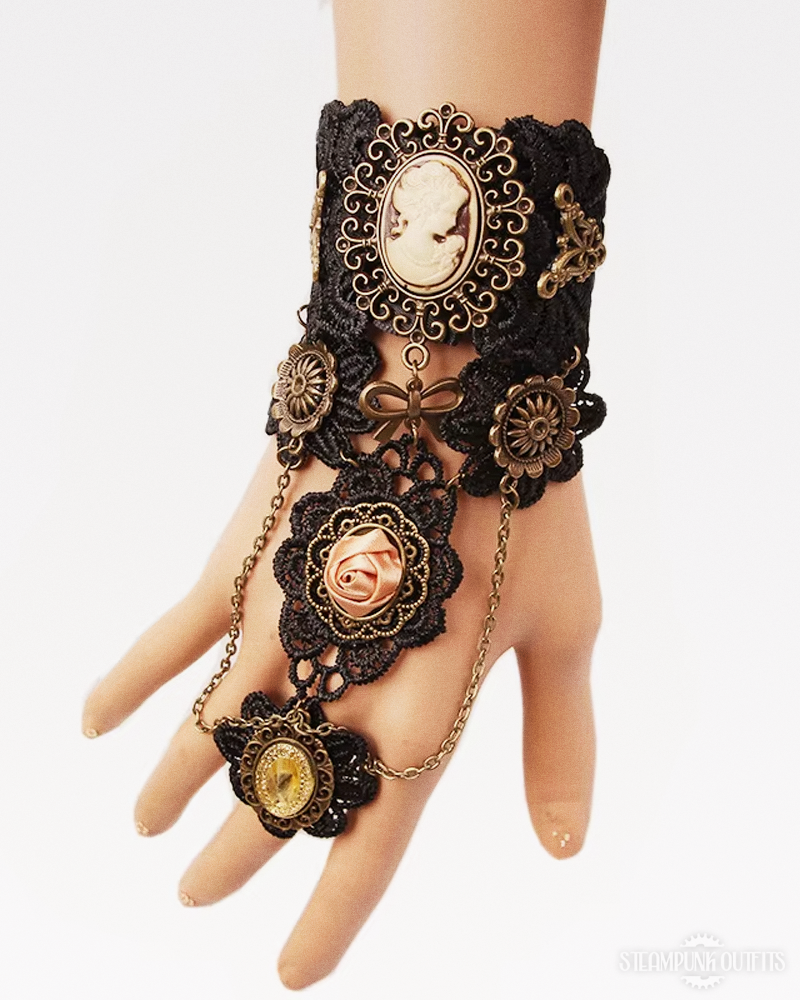 Steampunk Lace Bracelet