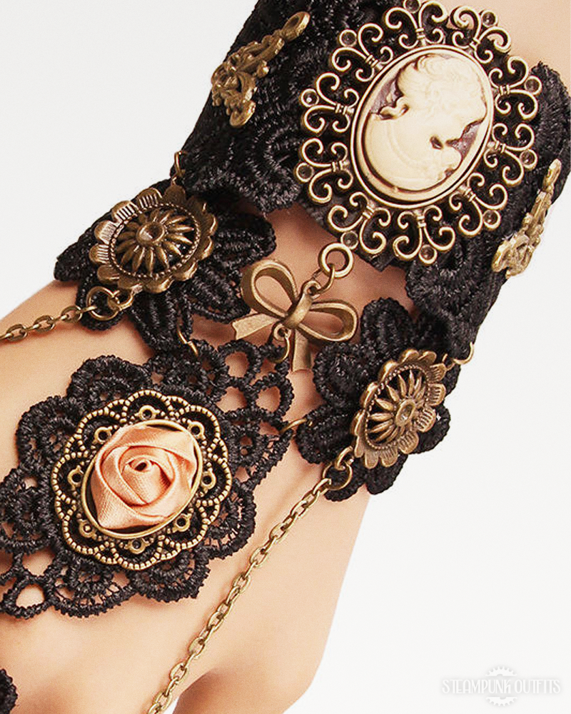 Steampunk Lace Bracelet
