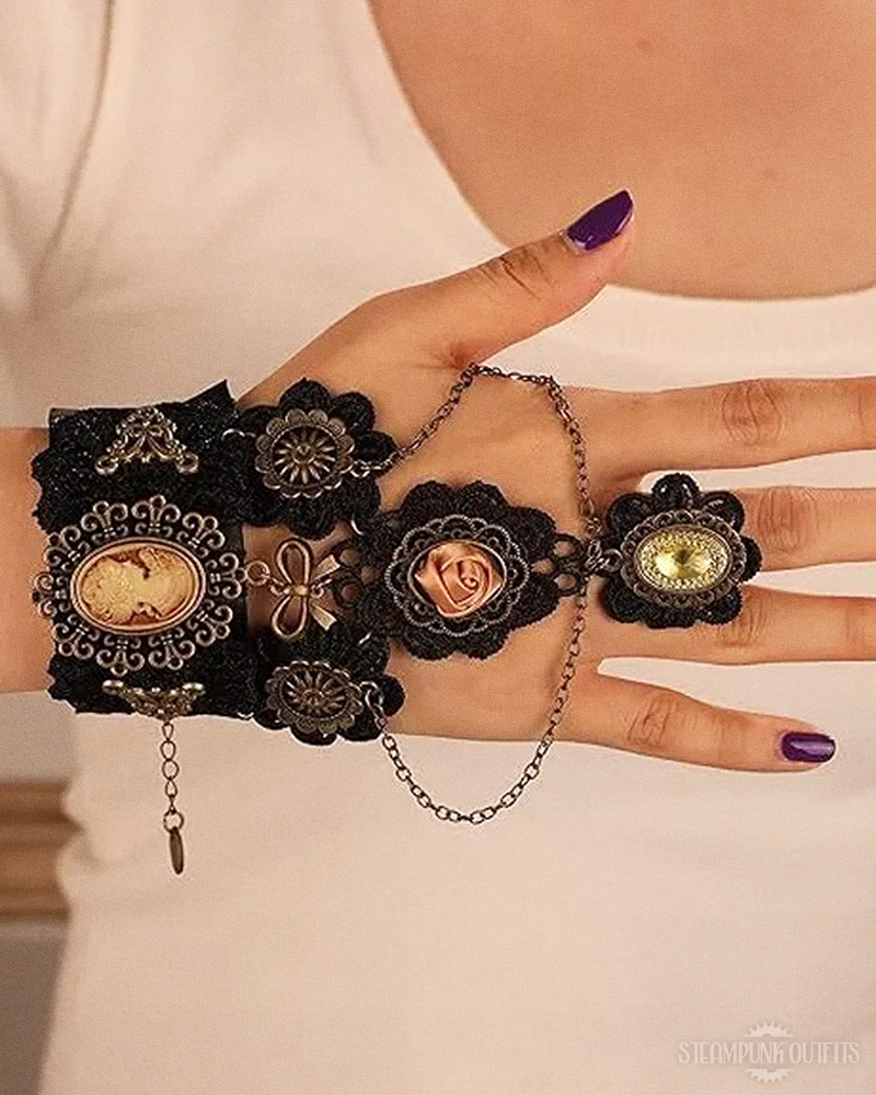 Steampunk Lace Bracelet