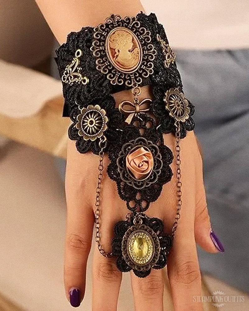 Steampunk Lace Bracelet