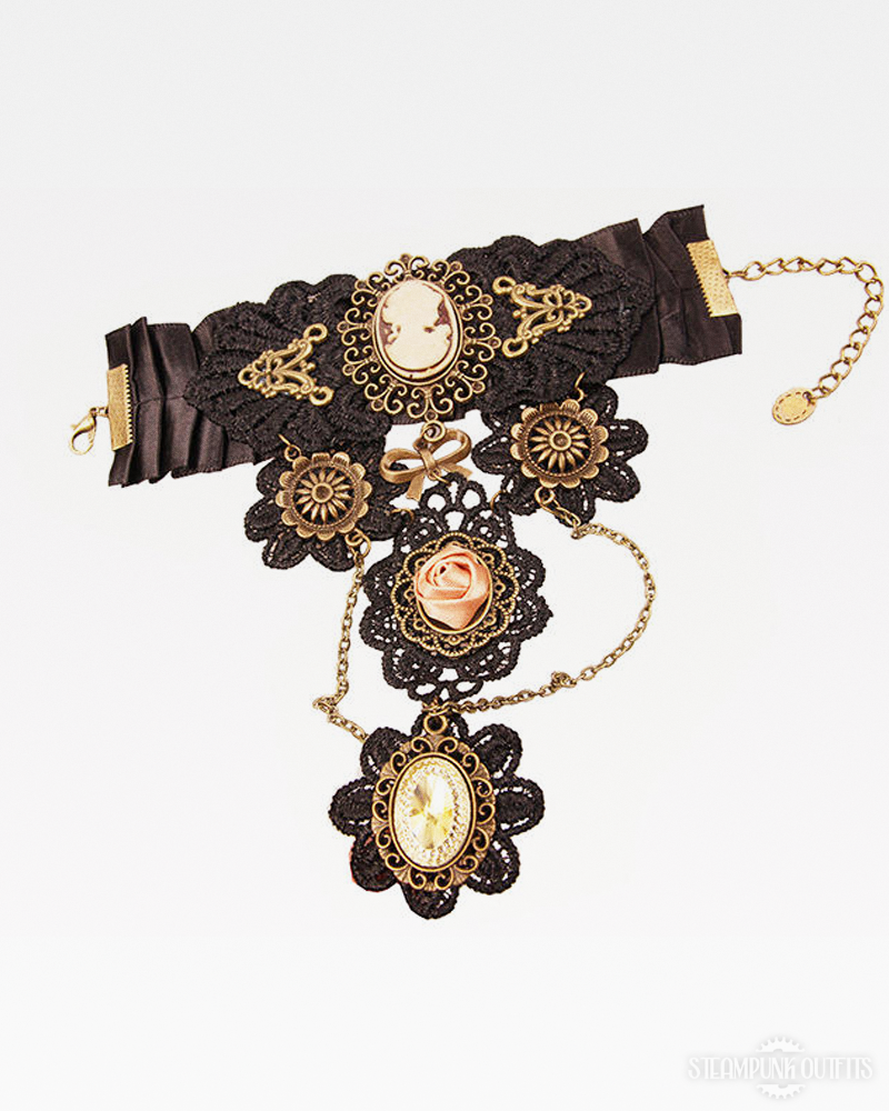 Steampunk Lace Bracelet