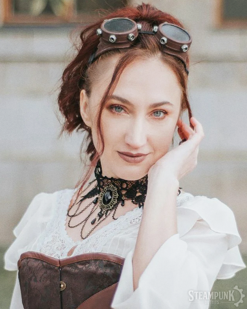 Steampunk Lace Choker