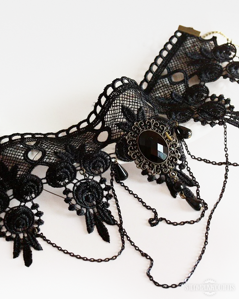 Steampunk Lace Choker