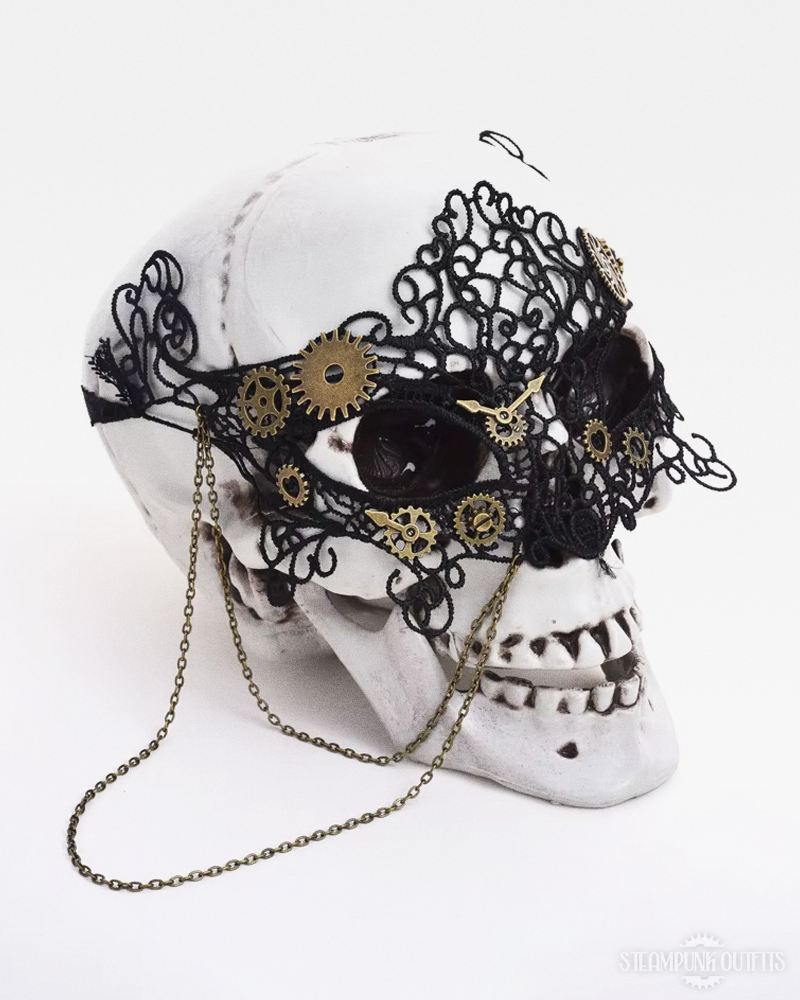 Steampunk Lace Mask