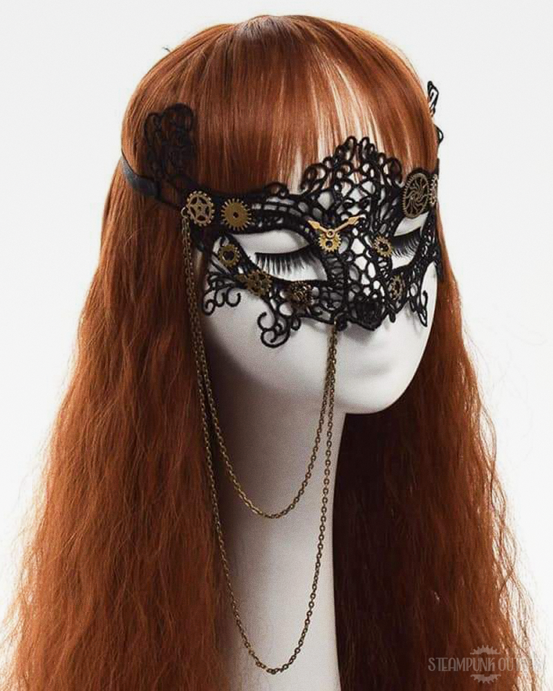 Steampunk Lace Mask
