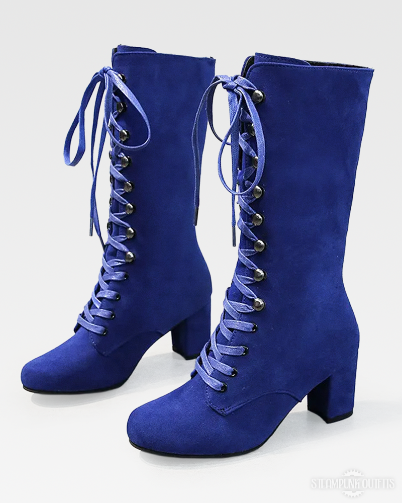 Steampunk Lace Up Boots