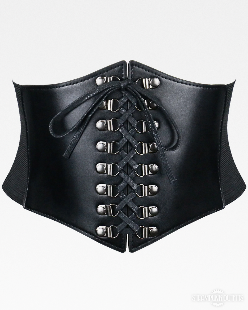 Steampunk Lace Up Corset Belt