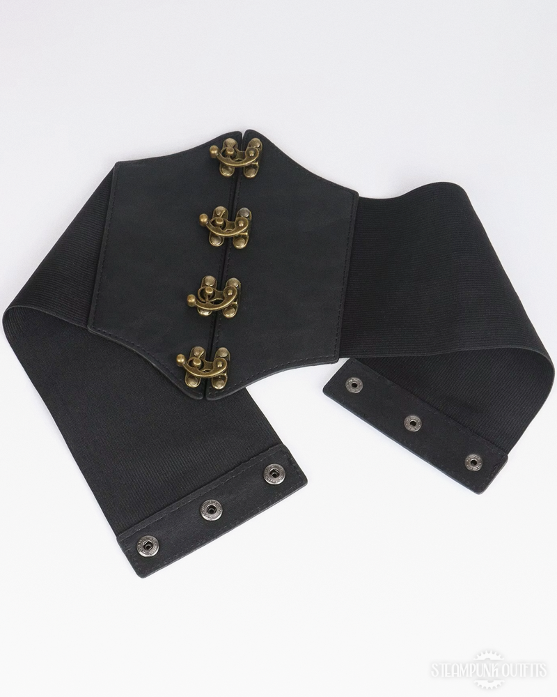 Steampunk Leather Corset Belt