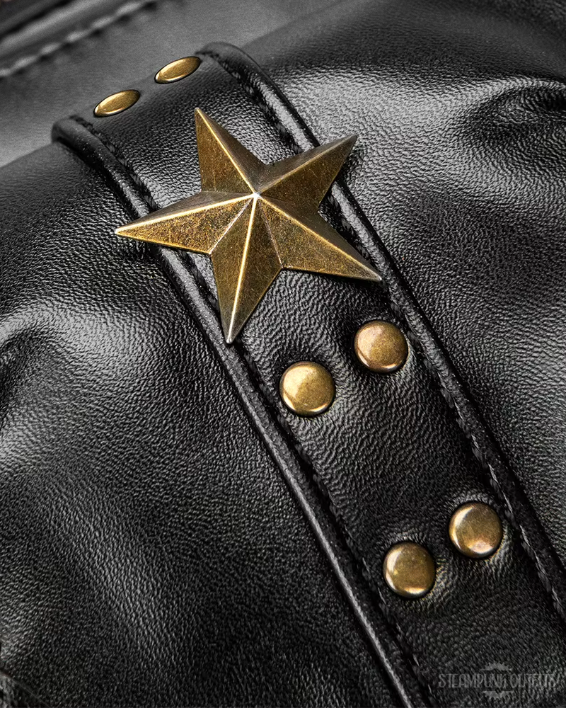 Steampunk Leather Waist Bag