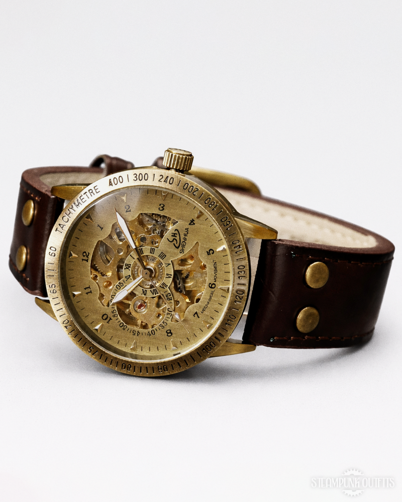 Steampunk Leather Watch