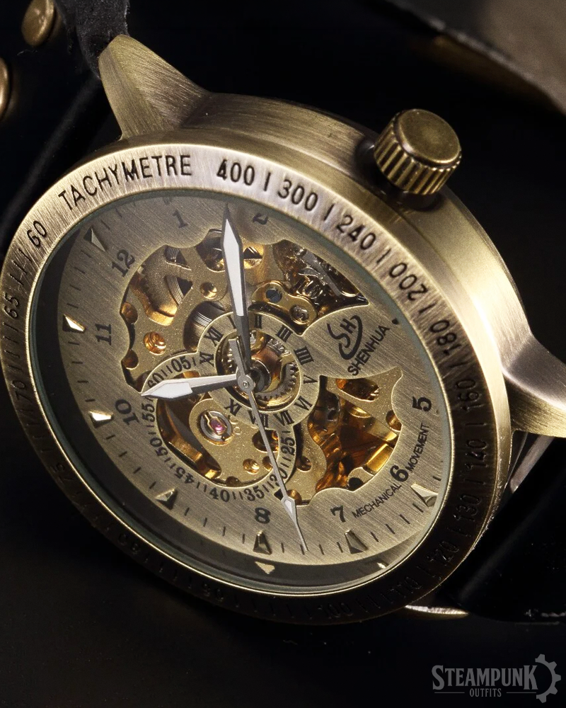 Steampunk Leather Watch