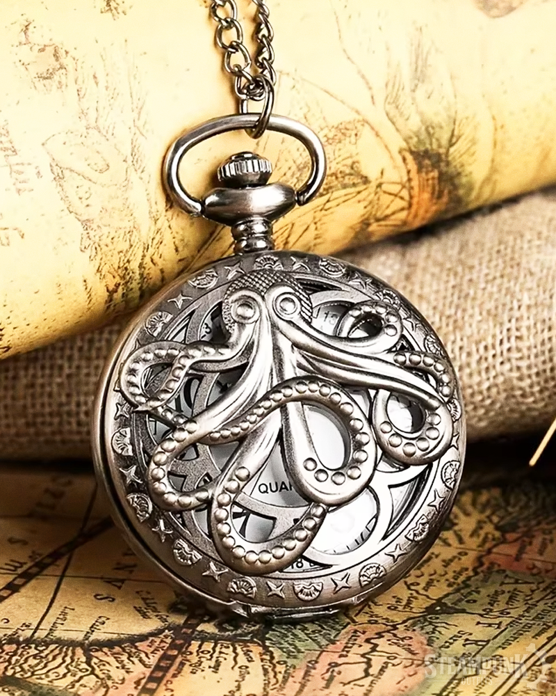 Steampunk Octopus Pocket Watch