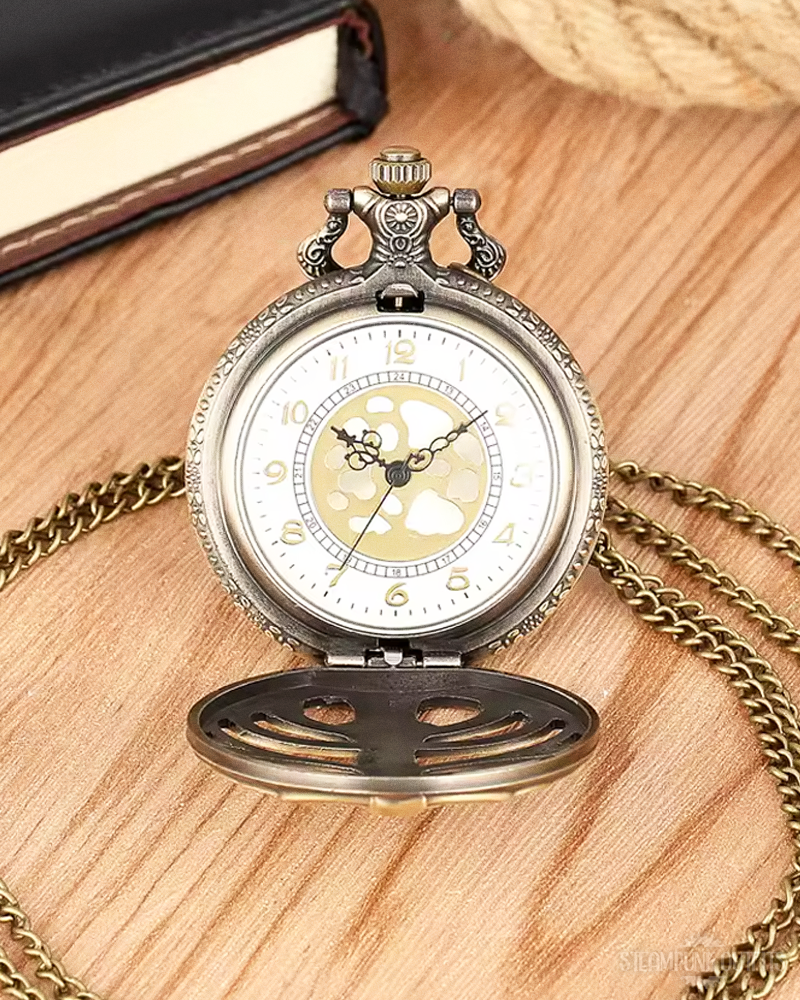 Steampunk Rib Cage Pocket Watch
