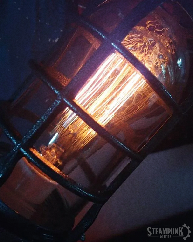 Steampunk Rocket Lamp