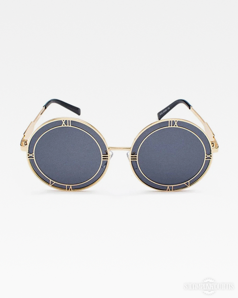 Steampunk Roman Numeral Sunglasses