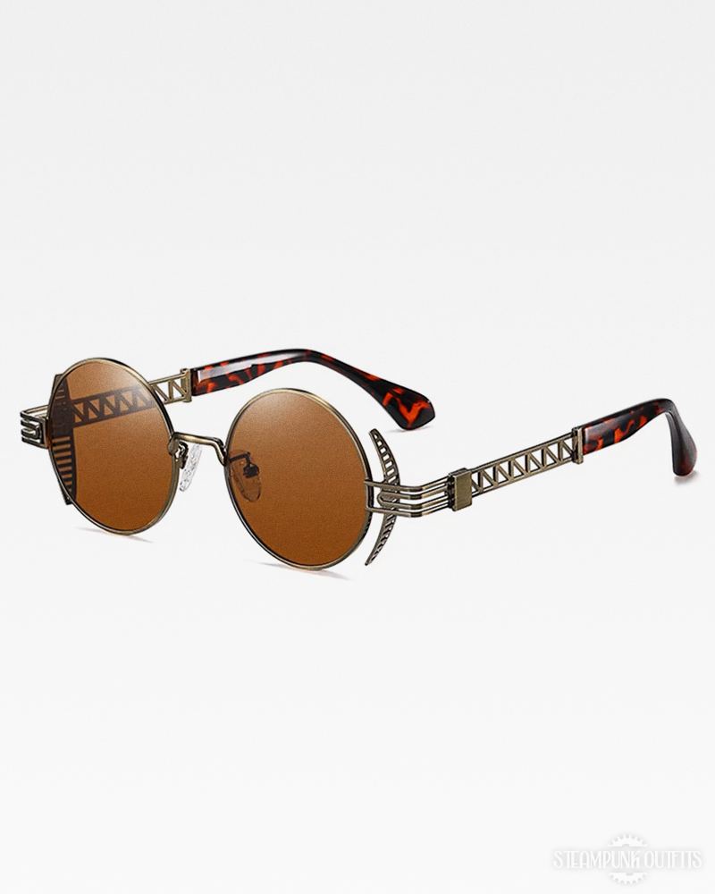 Steampunk Round Sunglasses