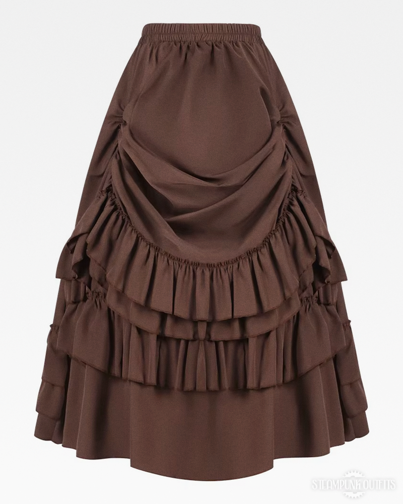 Steampunk Ruffle Skirt