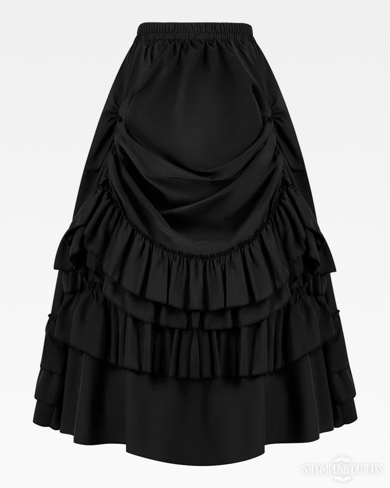 Steampunk Ruffle Skirt
