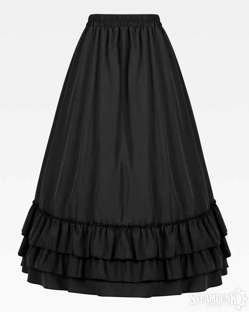 Steampunk Ruffle Skirt