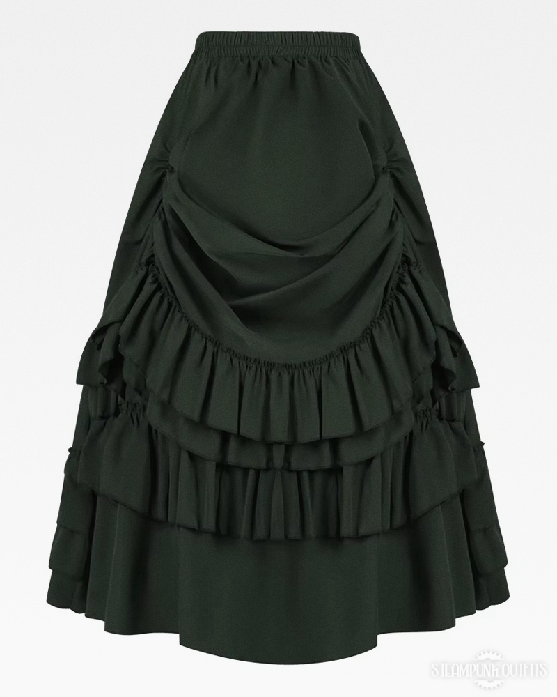 Steampunk Ruffle Skirt