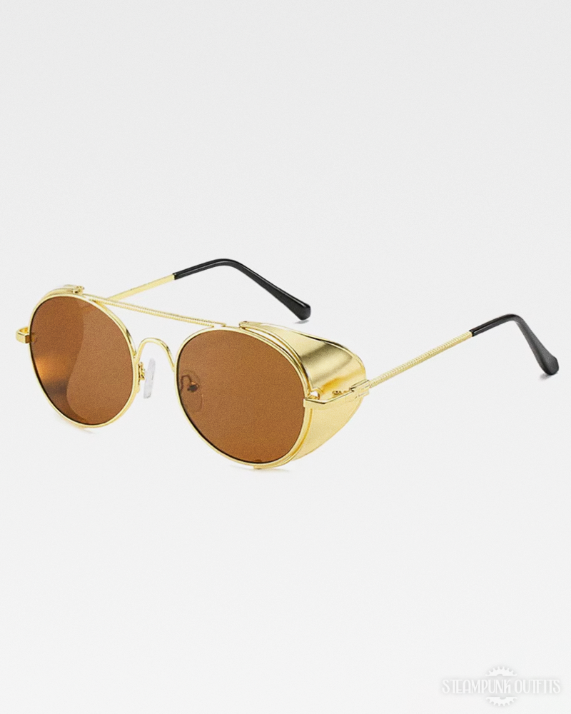 Steampunk Sunglasses With Side Shields