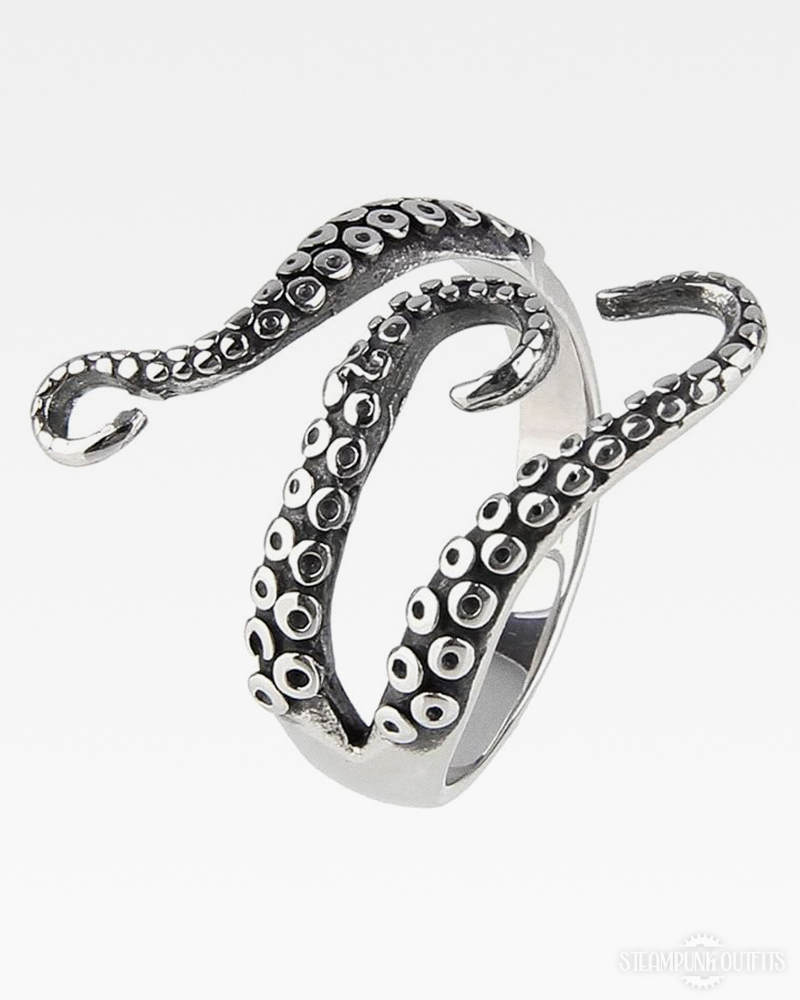 Steampunk Tentacle Ring