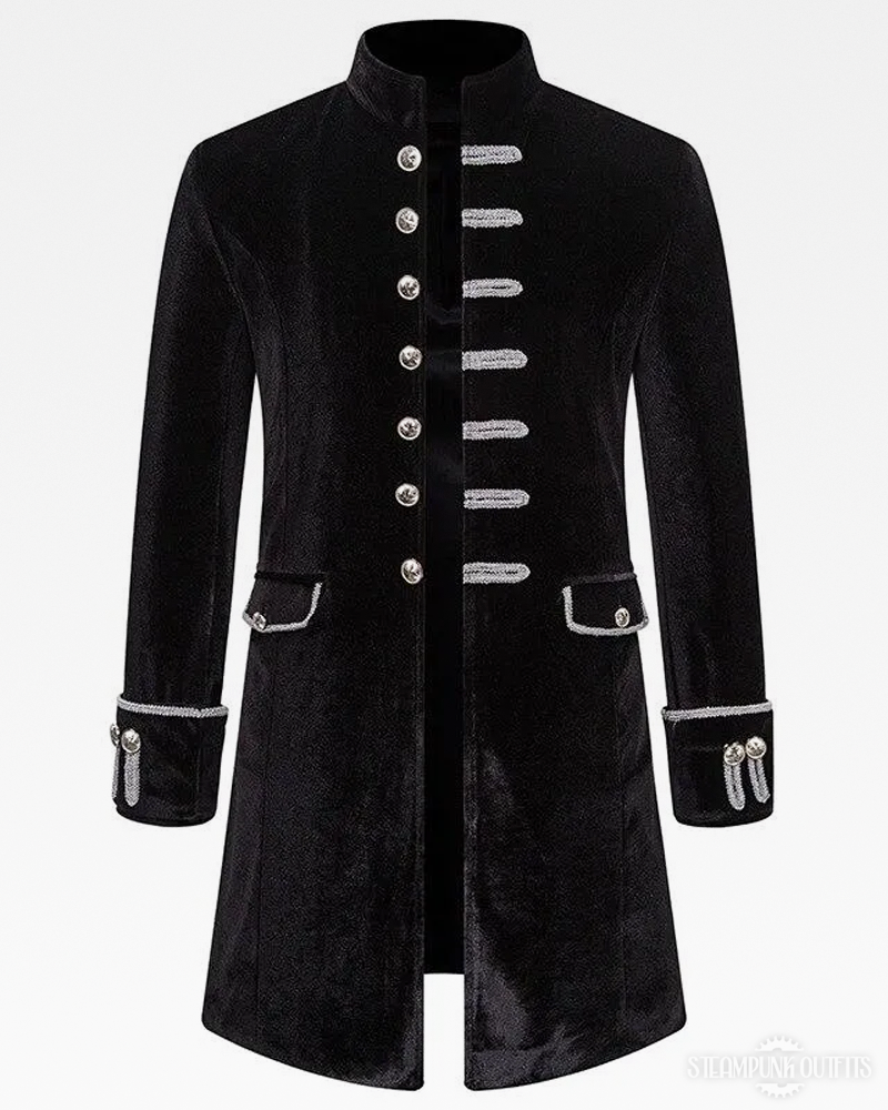 Steampunk Velvet Coat