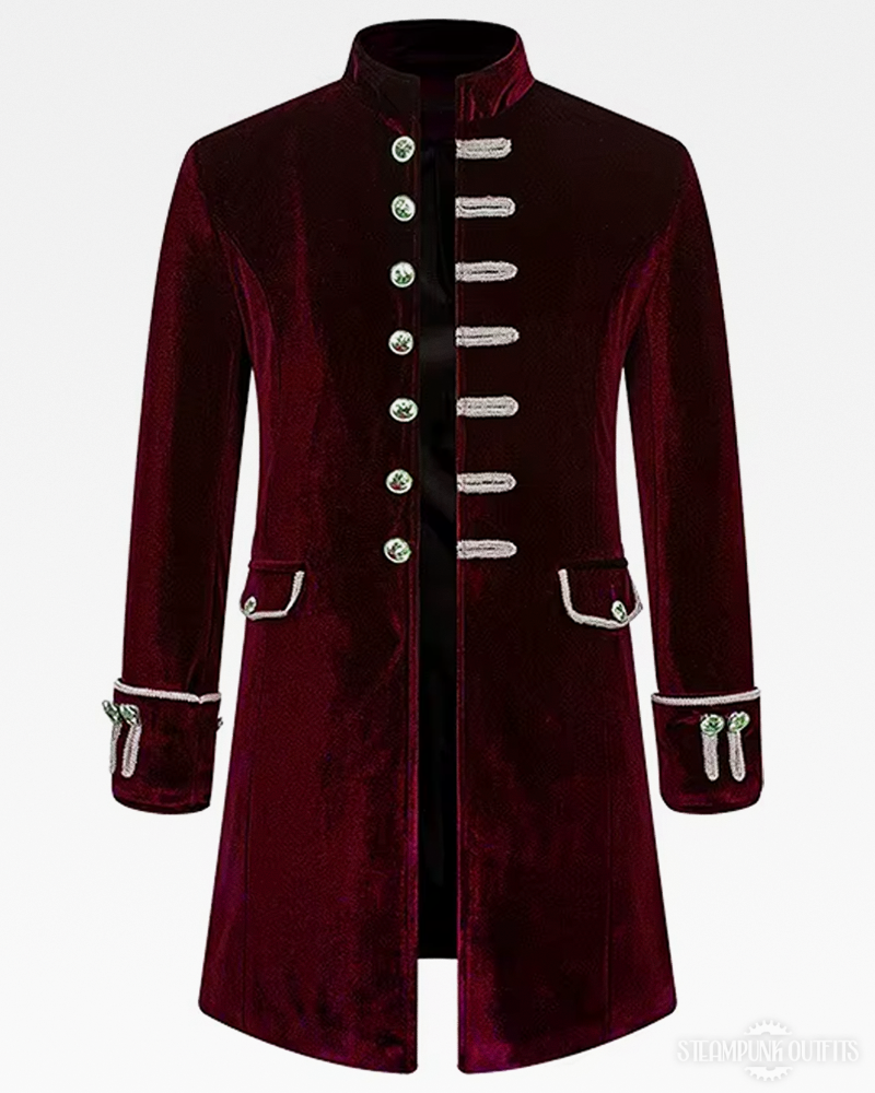 Steampunk Velvet Coat